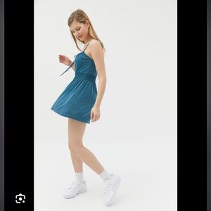 UO Santorini Cupro Tie-Front romper